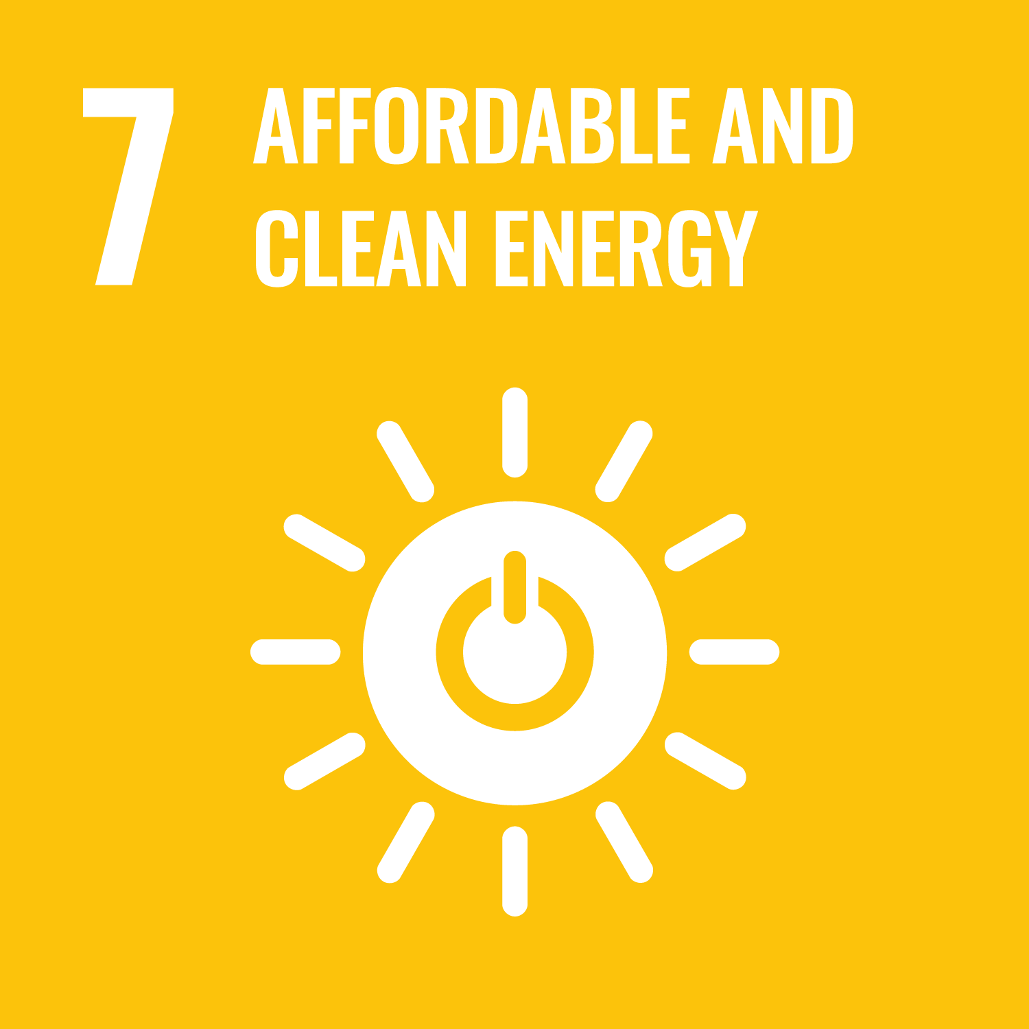 Sustainable Development Goals (SDG7) Affordable and Clean Energy
